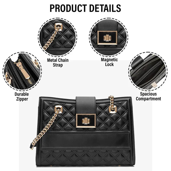Diamond Chain Shoulder Bag